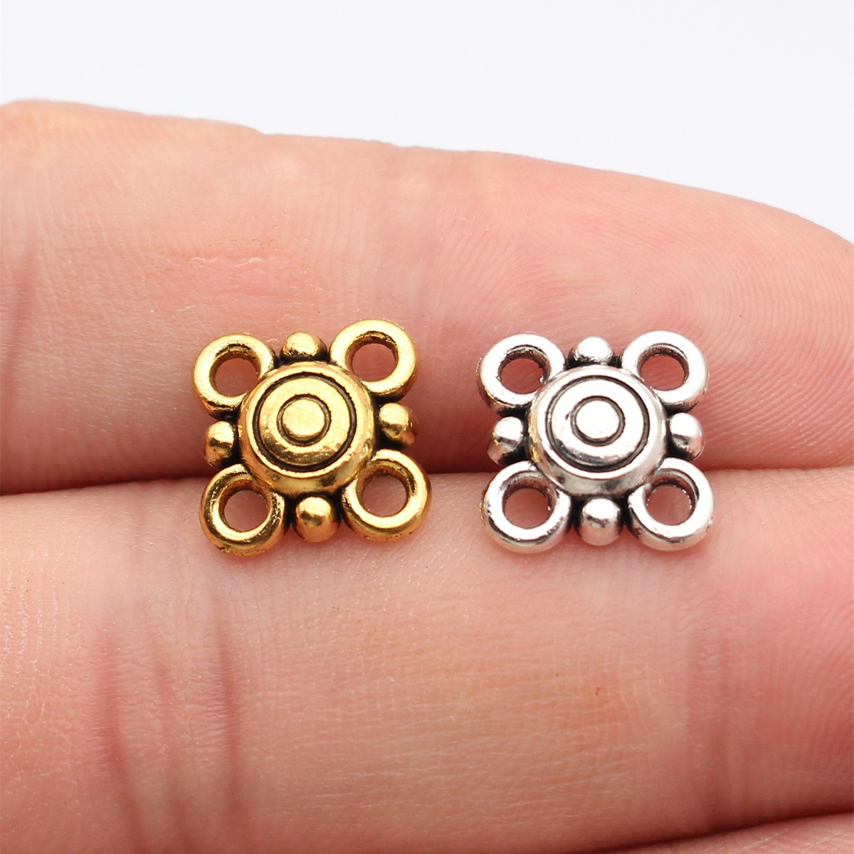 Vintage Fashion Jewelry - WYSIWYG 20pcs 15x15mm Antique Silver Color