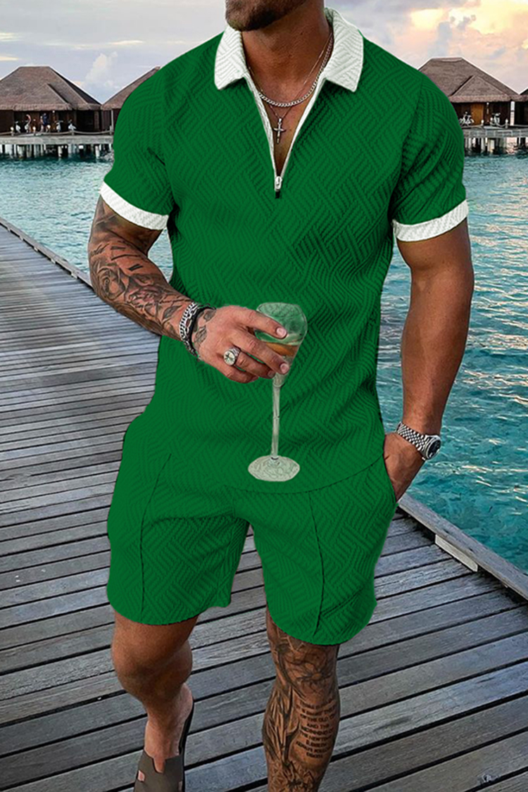 Vintage Fashion Outfit - Vintage Men's Summer Casual Polo Shirt