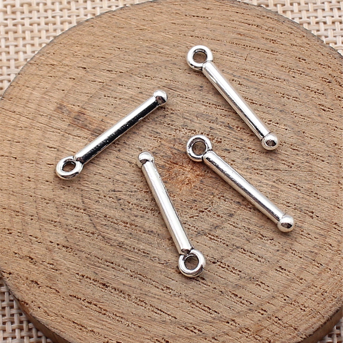 Vintage Fashion Tumblr - 80pcs 22x4.3mm(0.87x0.17inch) Antique Silver Color Drumstick