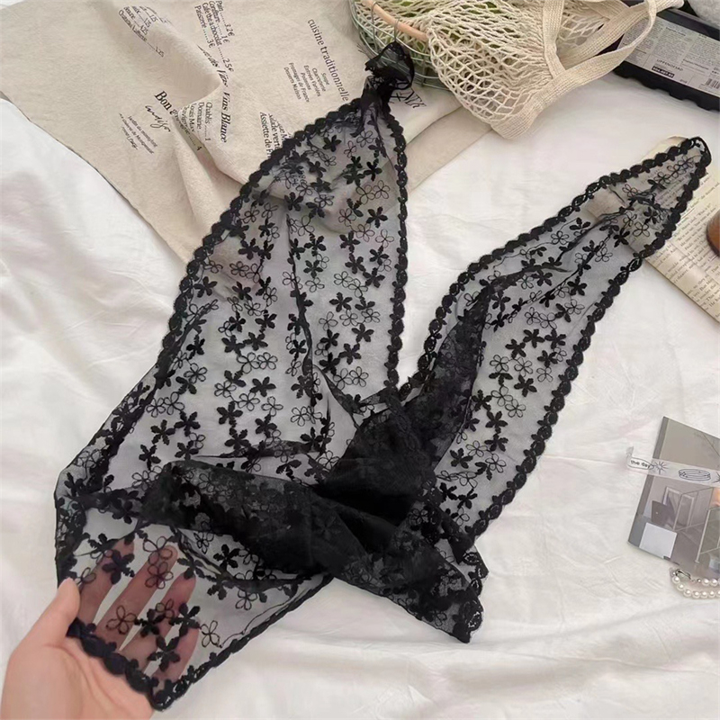 Women Lace Triangle Scarf Swee – обзор и цена Vintage Fashion Style Female