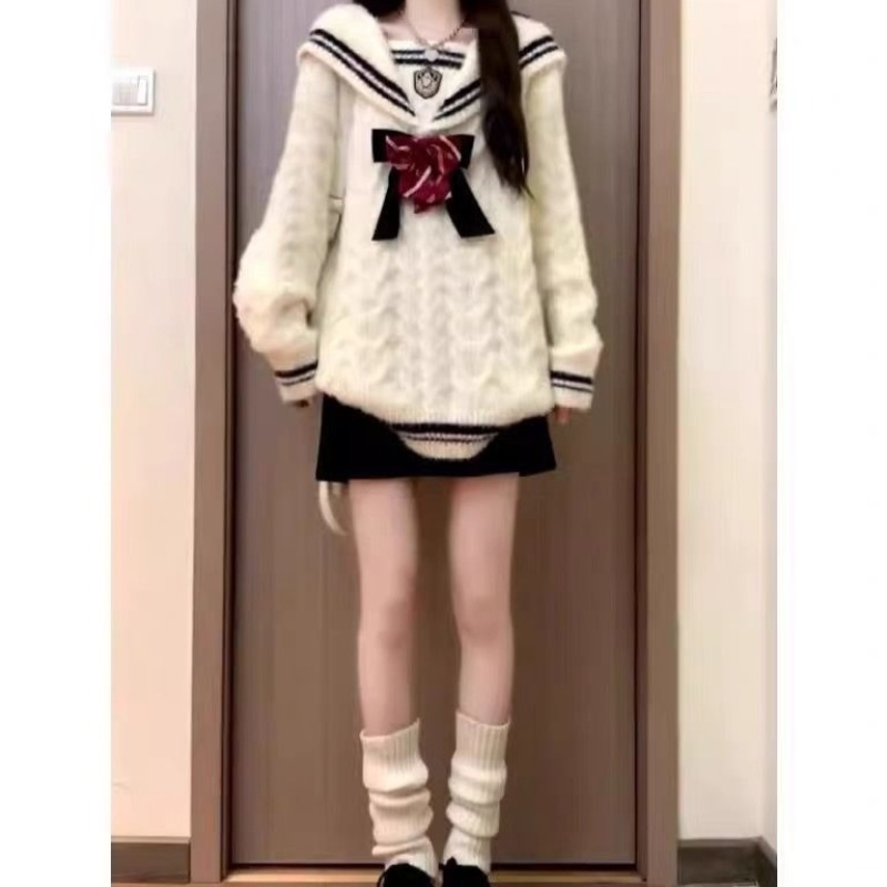 Ezgaga Knitted Sweater Women P – обзор и цена Vintage Fashion Style Female