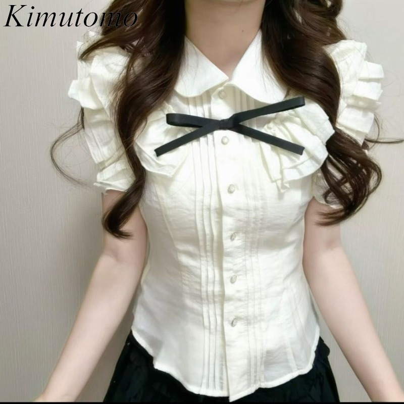 Kimutomo Shirts Women Vintage  – обзор и цена Vintage Fashion Style Female