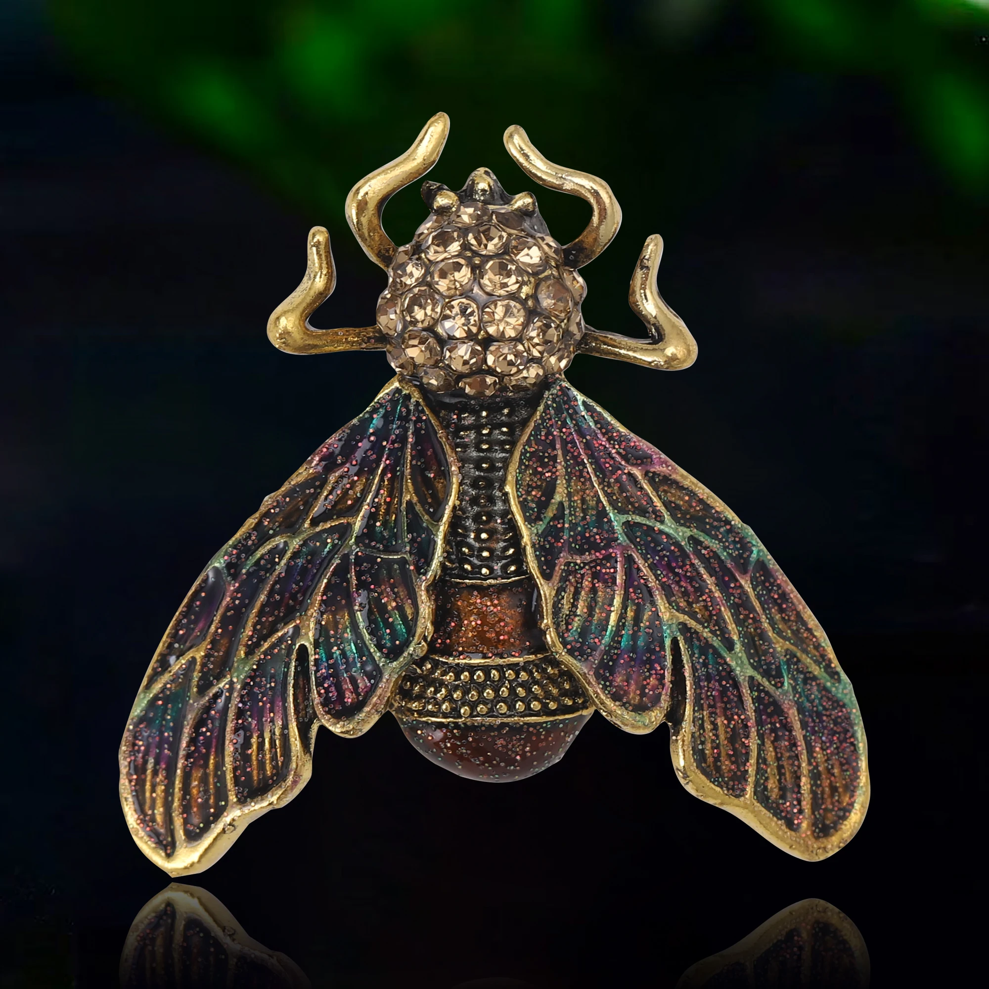 Vintage Rhinestone Bug Brooche – обзор и цена Vintage Fashion Bug