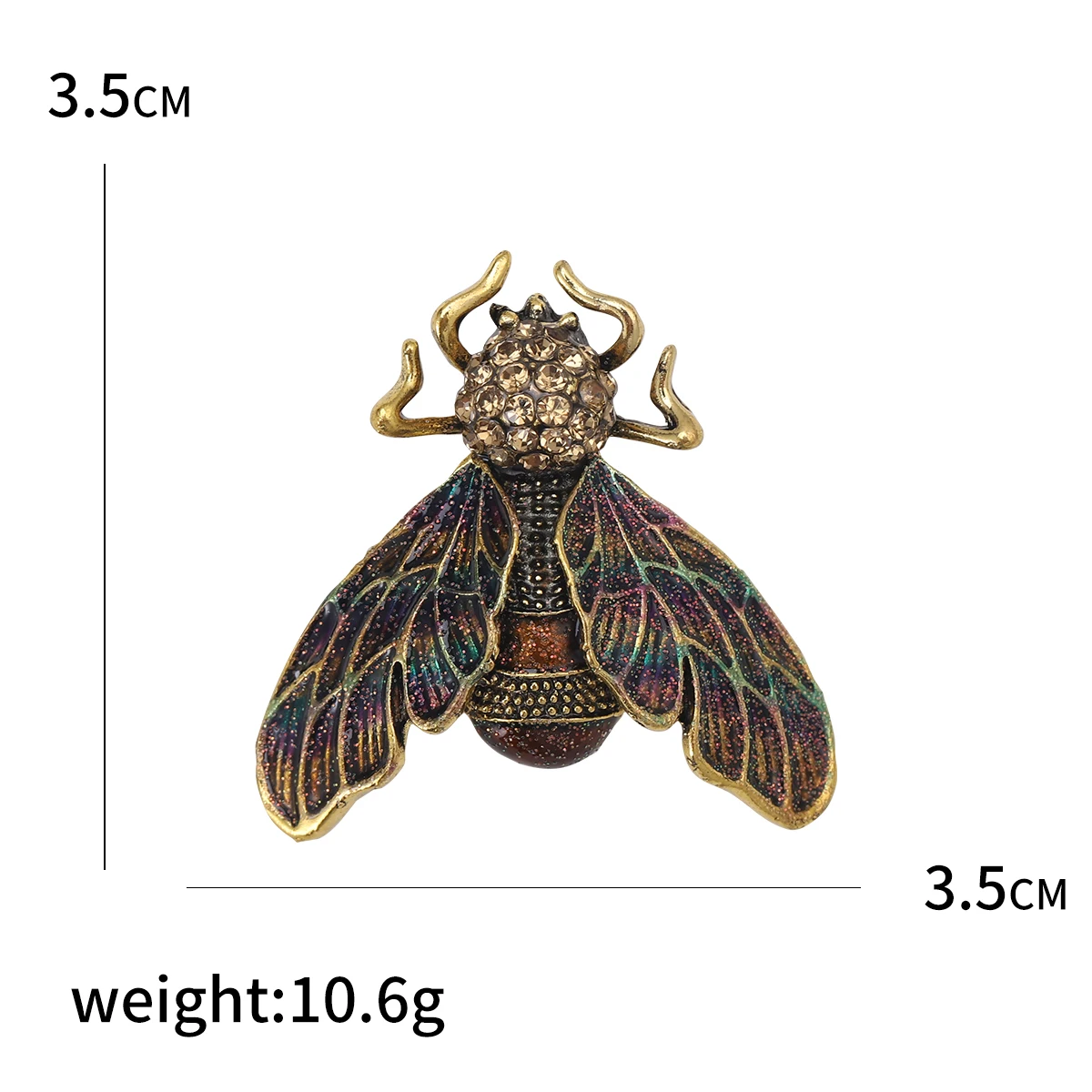 Vintage Rhinestone Bug Brooche – обзор и цена Vintage Fashion Bug