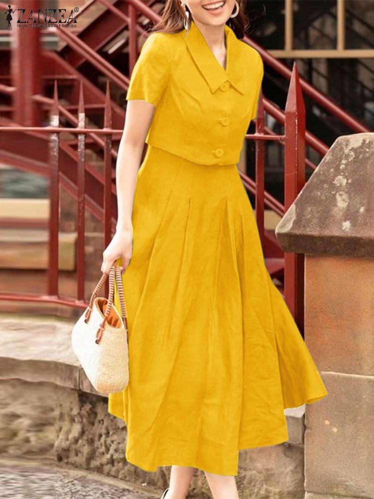 ZANZEA Women Two Piece Sets 20 – обзор и цена Vintage Fashion Outfit