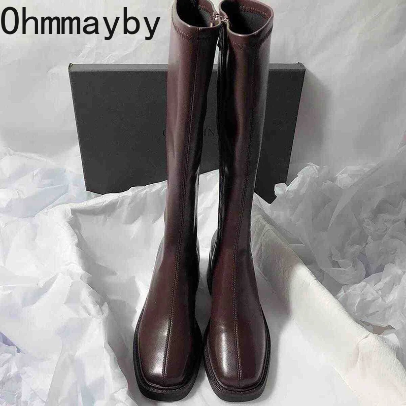Vintage Thick Heel Women Knee  – обзор и цена Vintage And Modern Fashion