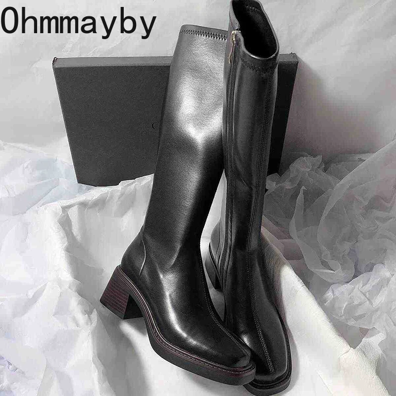 Vintage Thick Heel Women Knee  – обзор и цена Vintage And Modern Fashion