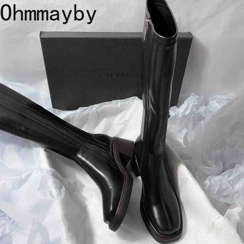 Vintage Thick Heel Women Knee  – обзор и цена Vintage And Modern Fashion