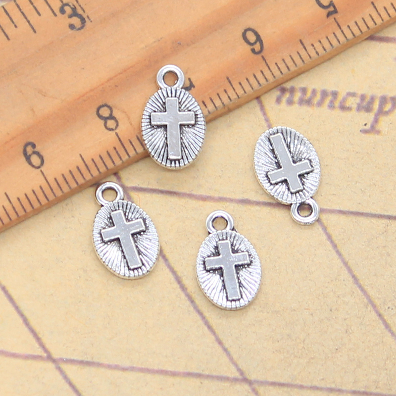 30pcs Charms Cross 13x8mm Anti – обзор и цена Vintage Fashion Finds