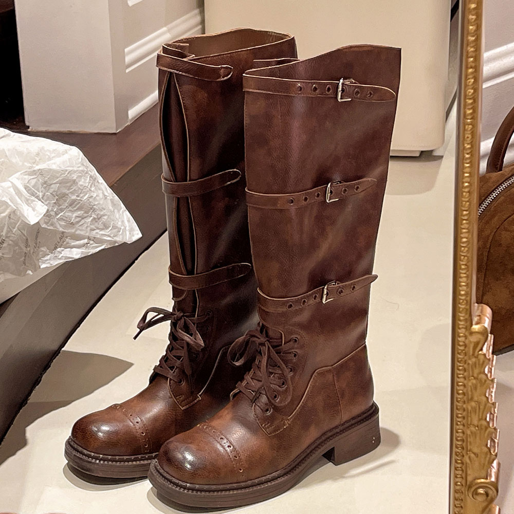 Women's Knee High Boots Vintag – обзор и цена Vintage Fashion Designer
