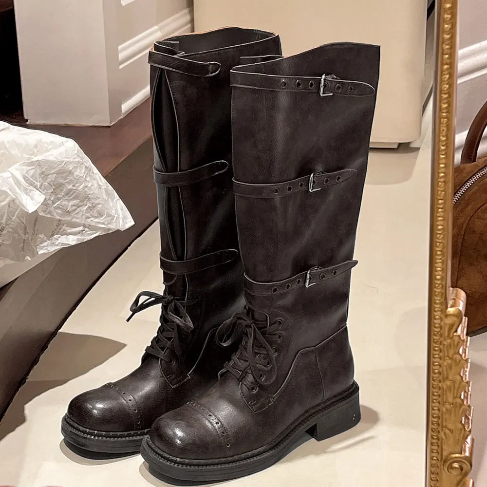 Women's Knee High Boots Vintag – обзор и цена Vintage Fashion Designer
