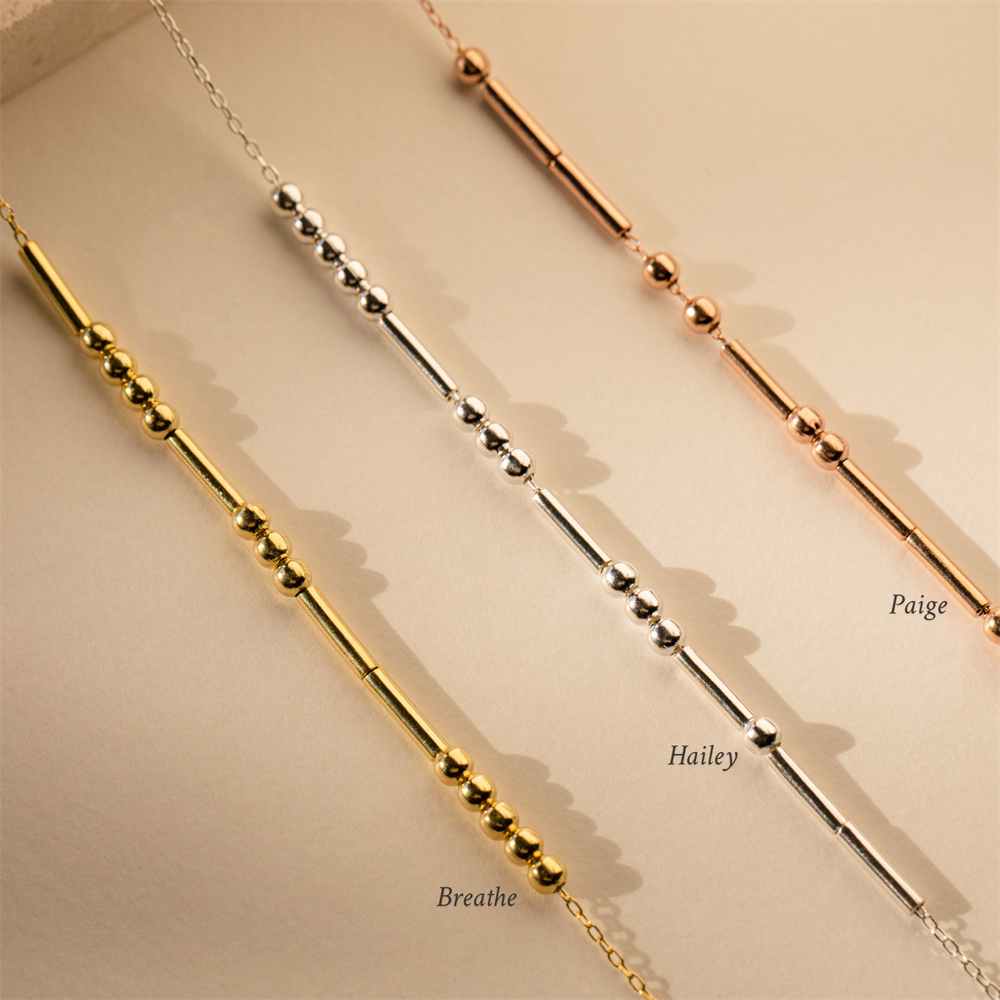 Personalized Morse Code Neckla – обзор и цена Vintage Fashion Guild
