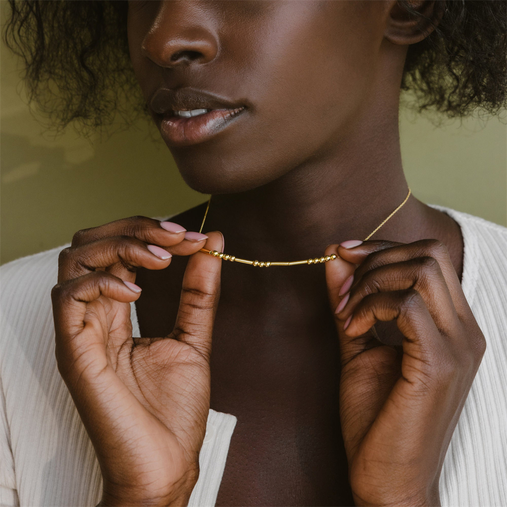 Personalized Morse Code Neckla – обзор и цена Vintage Fashion Guild