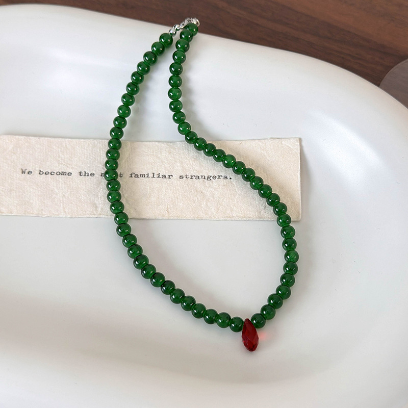 Vintage Green Beaded Necklace  – обзор и цена Vintage Fashion Look