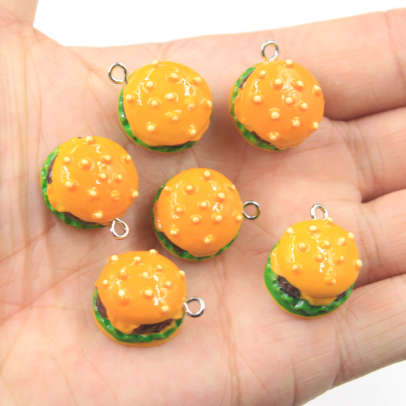 10pcs Charms Simulate Burger F – обзор и цена Vintage Fashion Finds