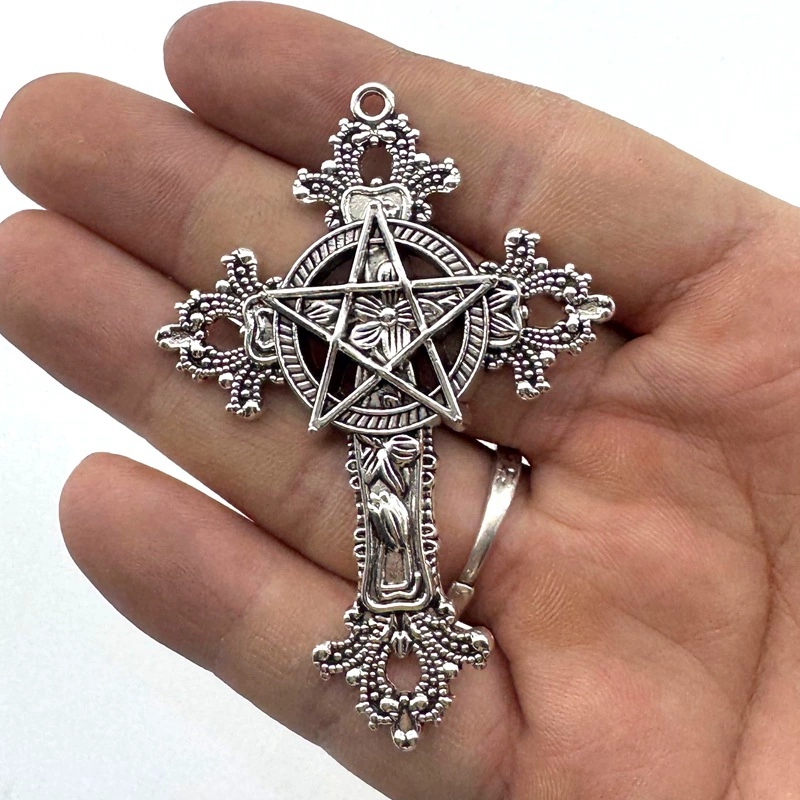 2pcs 30x15mm Gothic Big Cross  – обзор и цена Vintage Fashion Tumblr