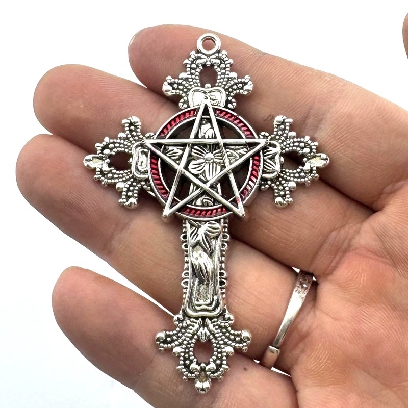 2pcs 30x15mm Gothic Big Cross  – обзор и цена Vintage Fashion Tumblr