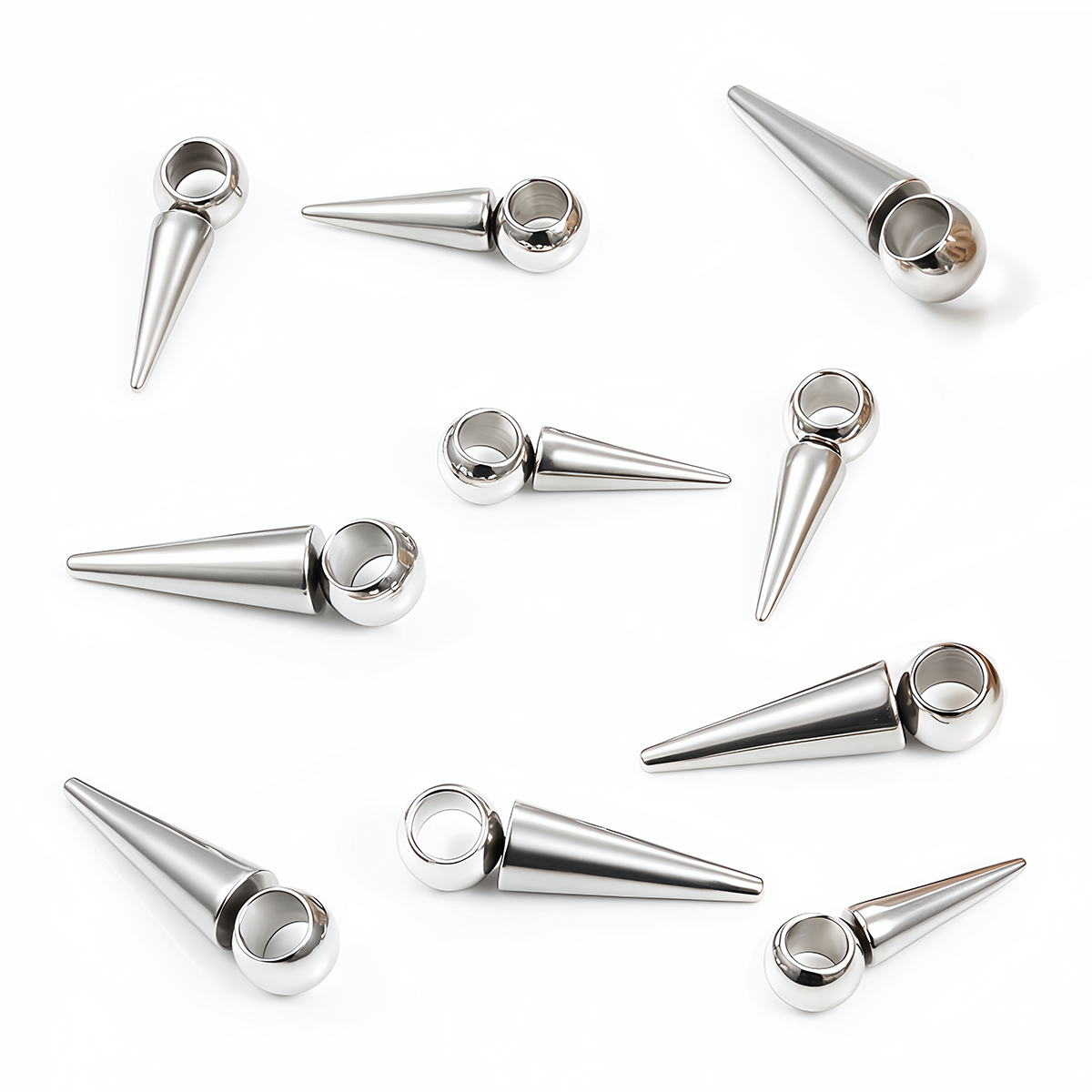 10pcs Retro Cone Charms Pendan – обзор и цена Vintage Fashion Jewelry