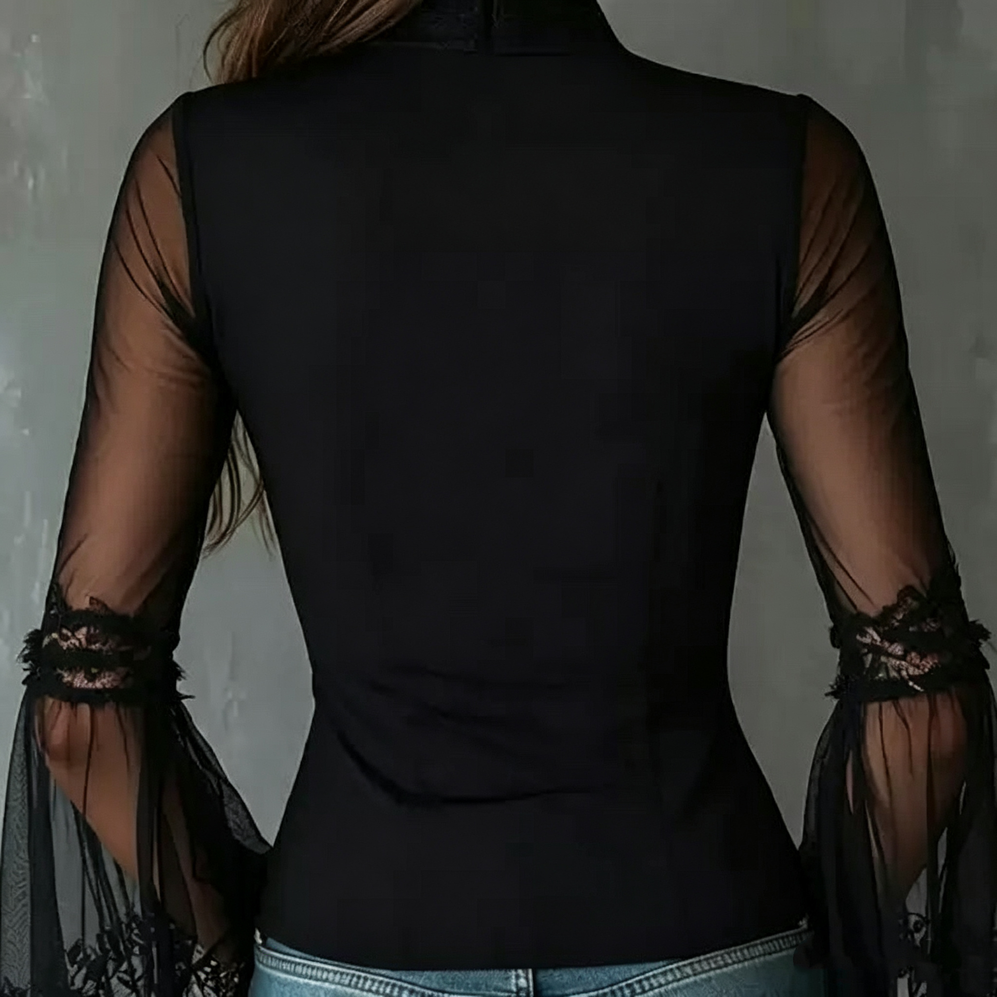 Ladies Black round Neck Long S – обзор и цена Vintage Fashion Necklace