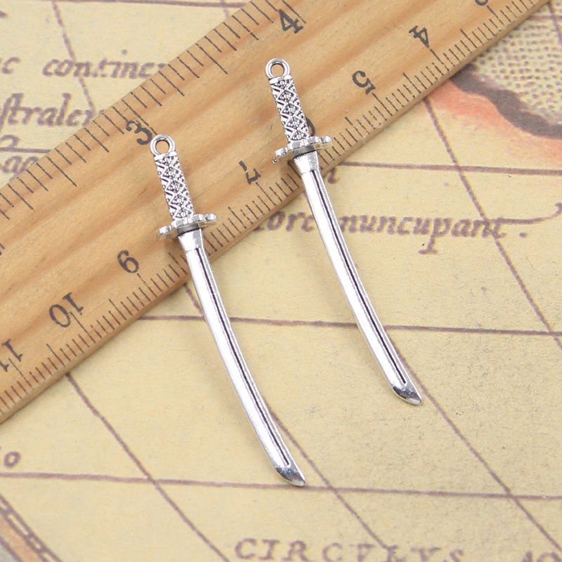20pcs Charms Katana Knife 49x8 – обзор и цена Vintage Fashion Finds