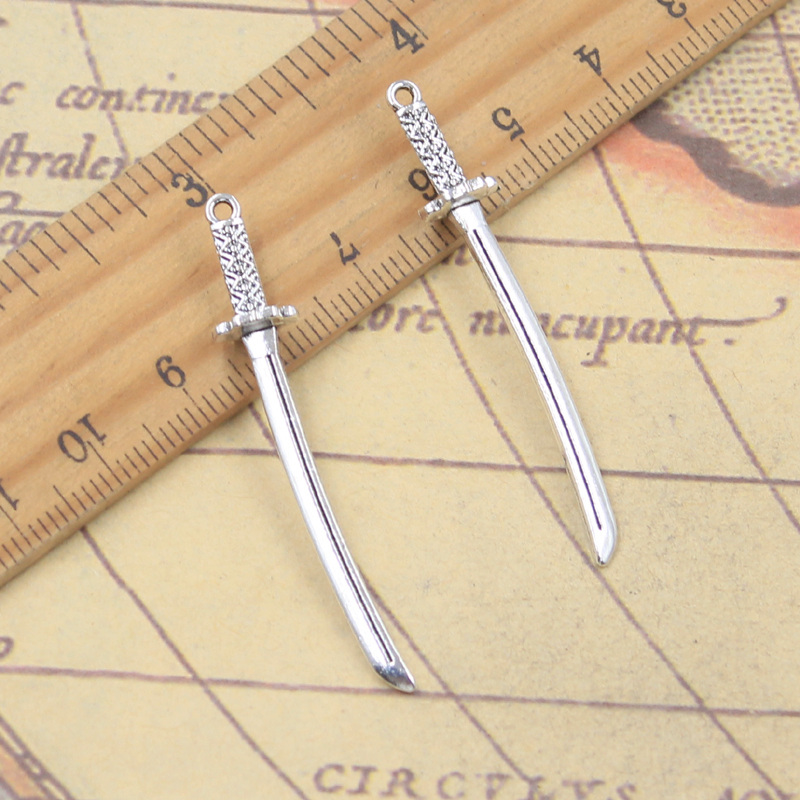 20pcs Charms Katana Knife 49x8 – обзор и цена Vintage Fashion Finds