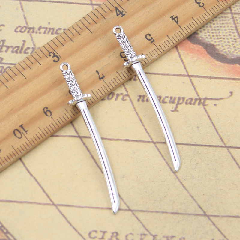 20pcs Charms Katana Knife 49x8 – обзор и цена Vintage Fashion Finds