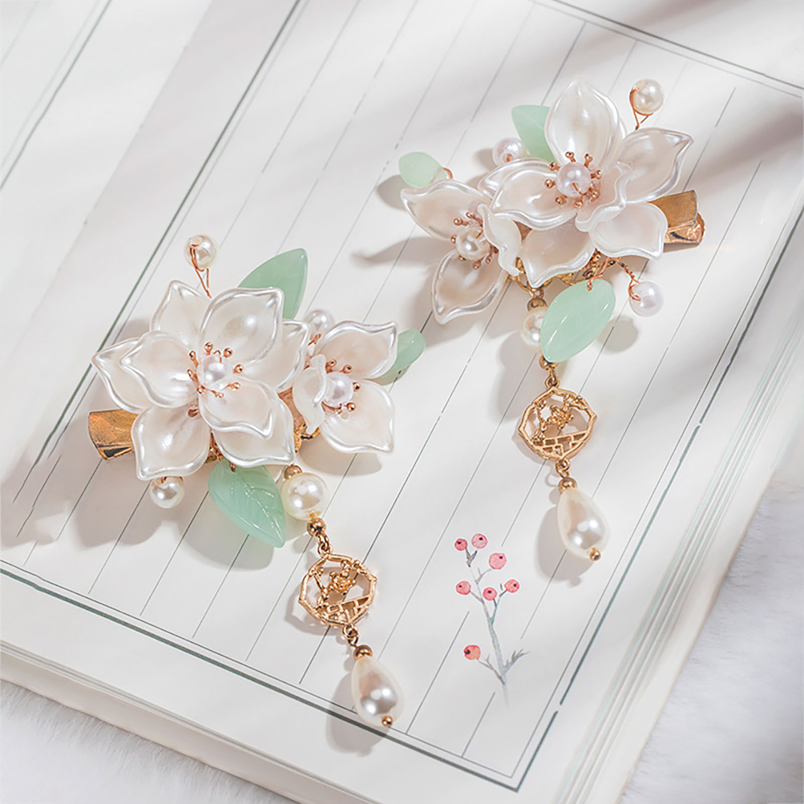 Vintage Camellia Hair Clip Ele – обзор и цена Vintage Fashion Guild