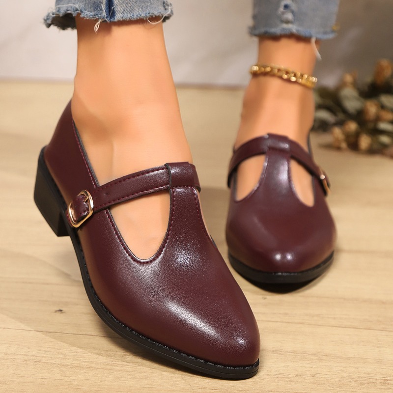2025 Spring T-Strap Thick Heel – обзор и цена Vintage Fashion Rome
