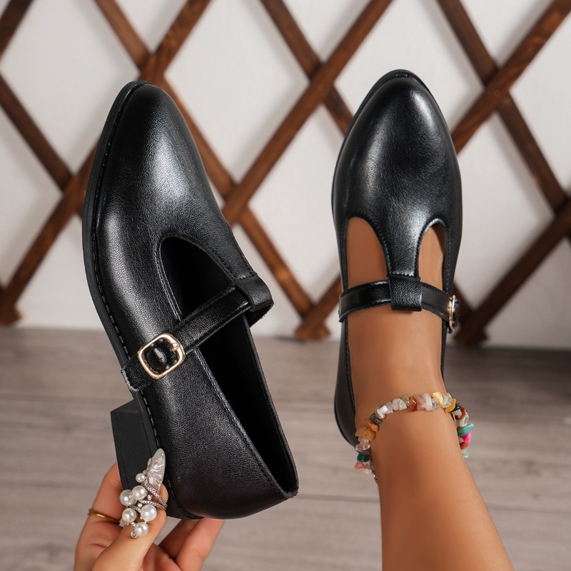 2025 Spring T-Strap Thick Heel – обзор и цена Vintage Fashion Rome