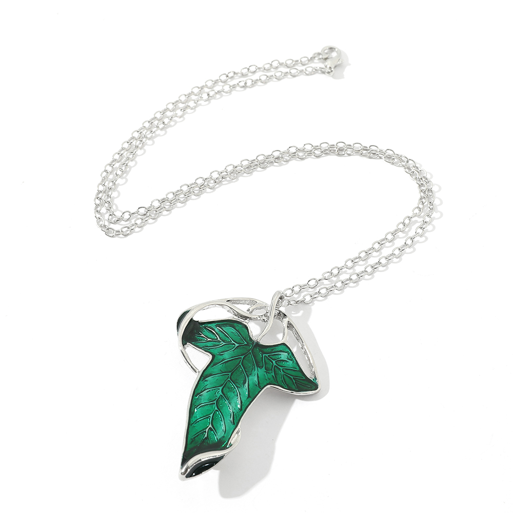 Vintage Green Leaf Pendant Nec – обзор и цена Vintage Fashion Jewelry