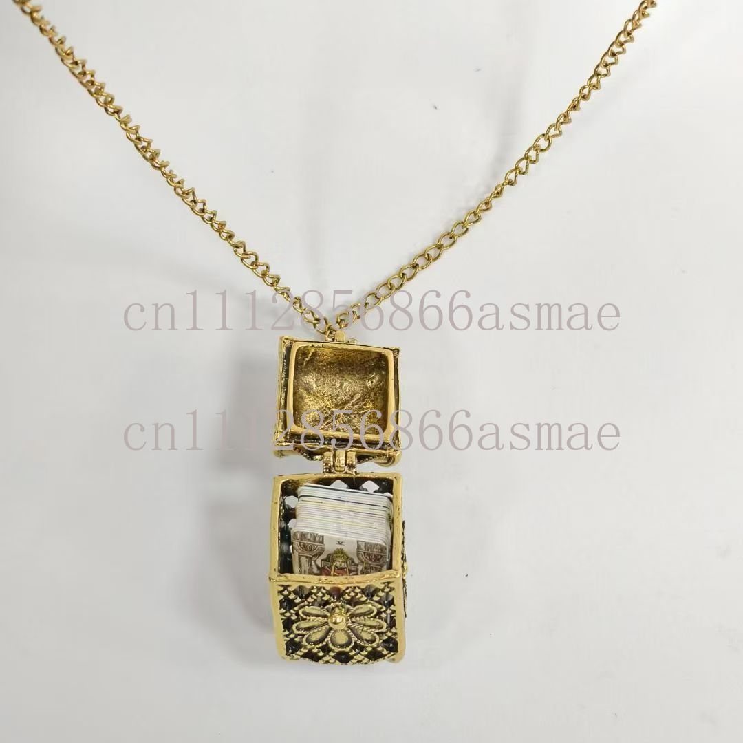 Vintage Alloy Tarot Card Penda – обзор и цена Vintage Fashion Necklace