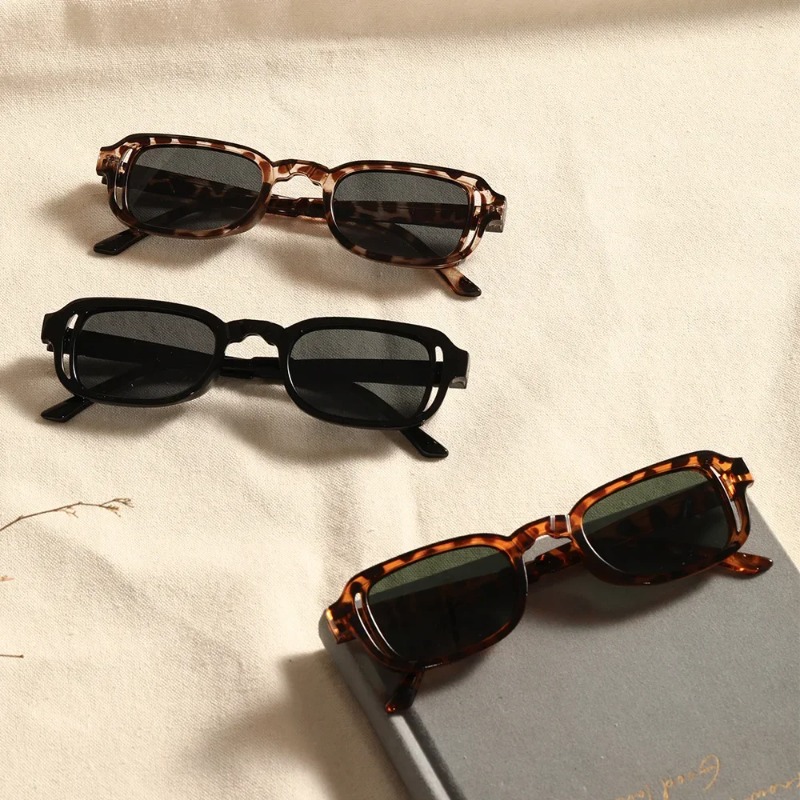 Luxurious Rectangle Sunglasses – обзор и цена Vintage Fashion Female