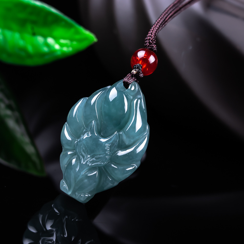Natural Burmese Jadeite Fox Pe – обзор и цена Vintage Fashion Necklace