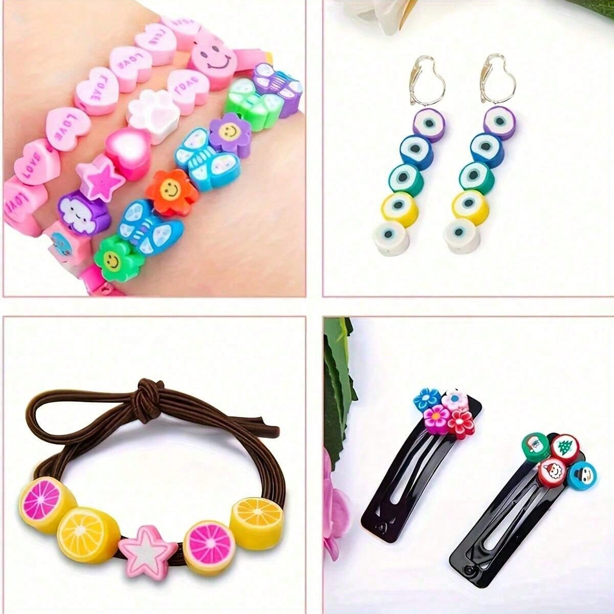 1450/1200/250pcs Polymer Clay  – обзор и цена Vintage Fashion Necklace