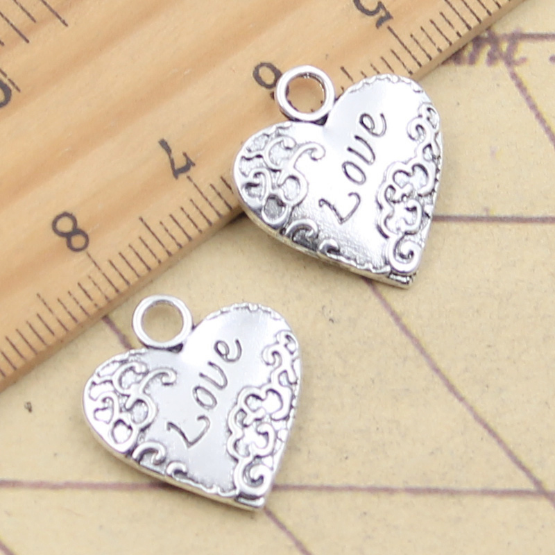 10pcs Charms Heart Love 19x18m – обзор и цена Vintage Fashion Finds