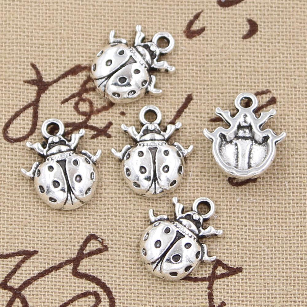 12pcs Charms Ladybug Bug 16x14 – обзор и цена Vintage Fashion Bug