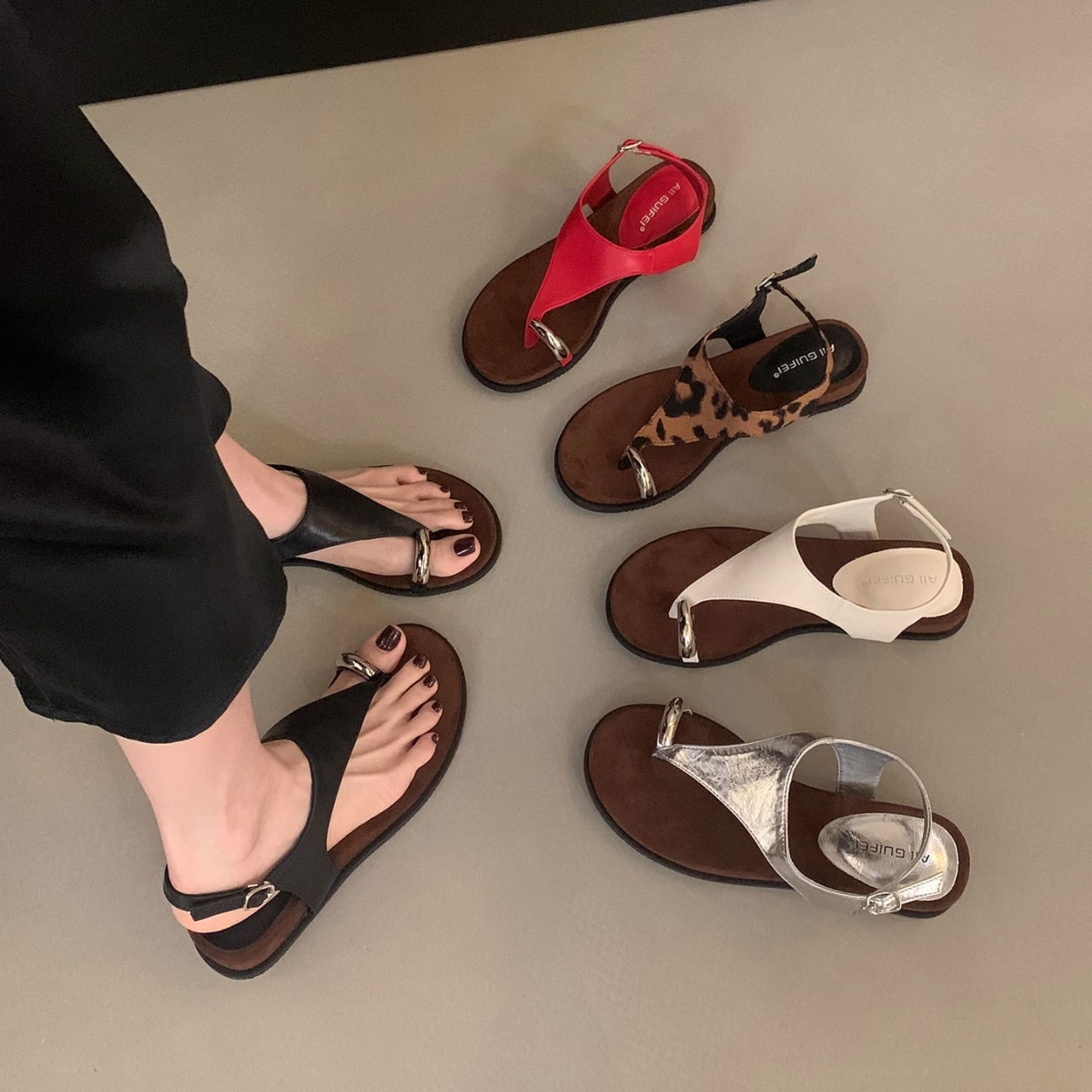 Vintage Leather Toe Flat Roman – обзор и цена Vintage And Modern Fashion