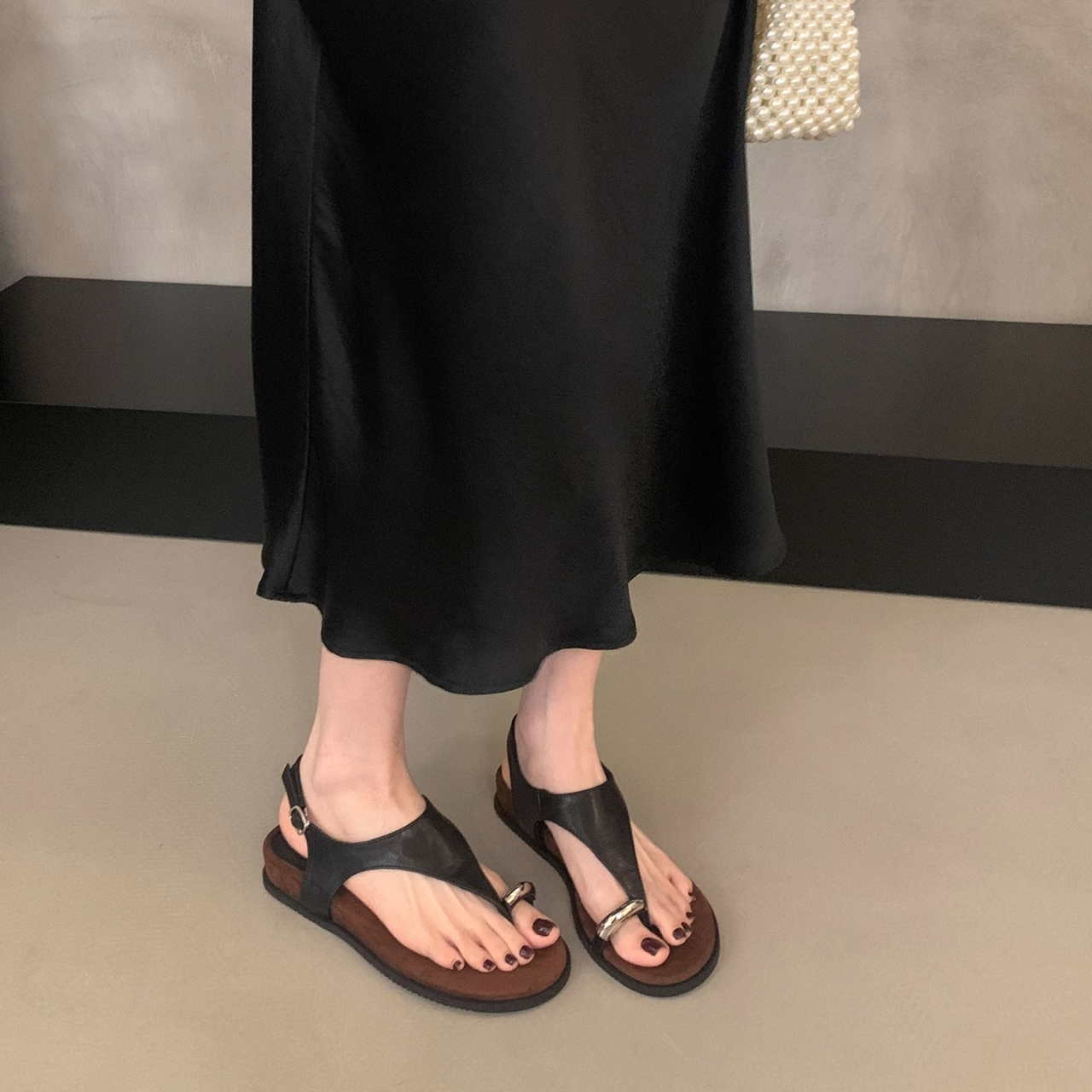 Vintage Leather Toe Flat Roman – обзор и цена Vintage And Modern Fashion