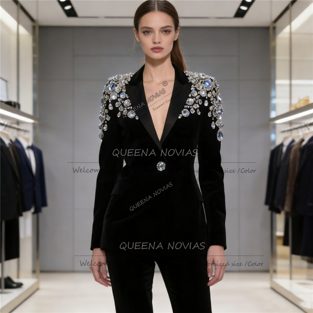 Exclusive Diamond Beaded Suits – обзор и цена Velvet Blazer Vintage