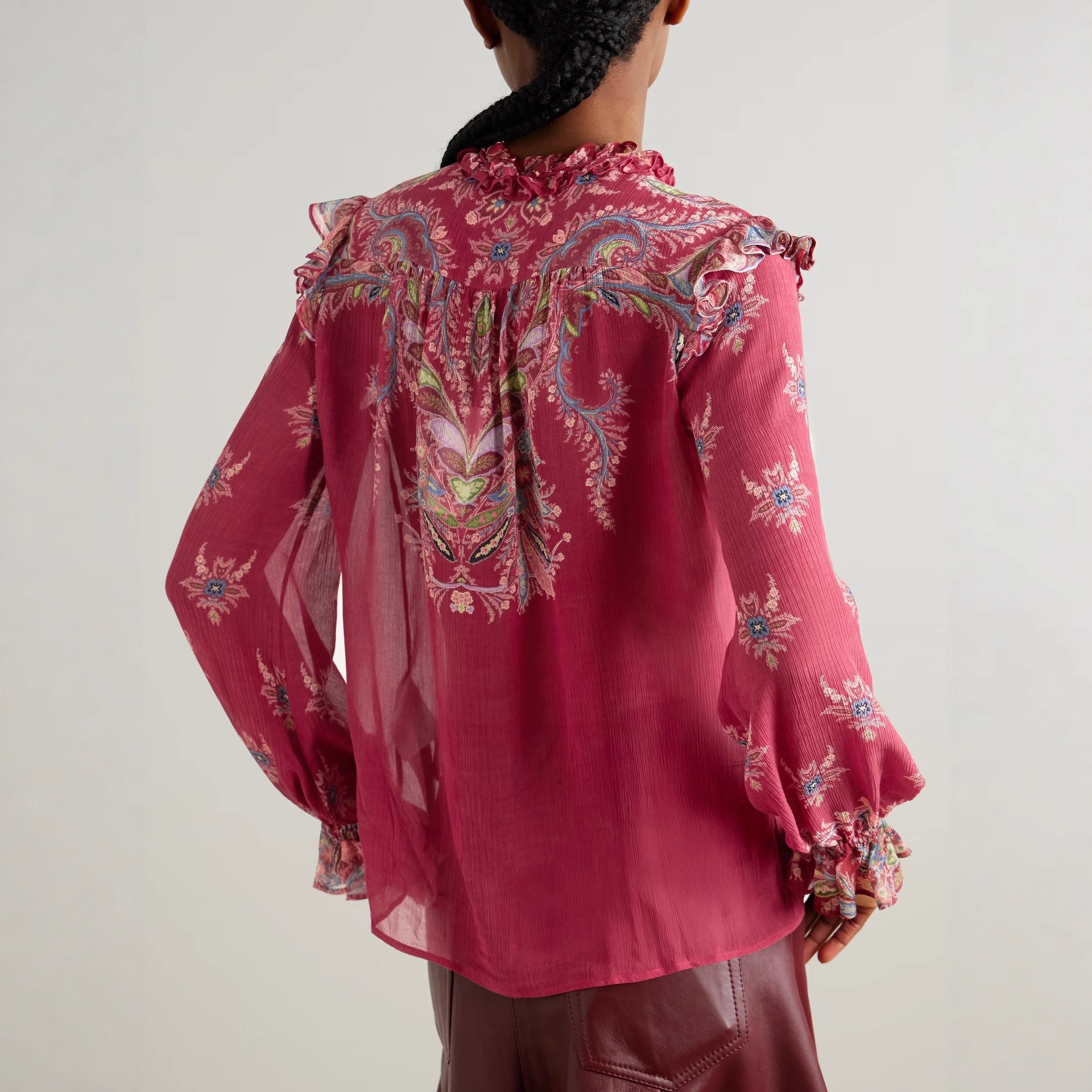 Elegant Silk Chiffon Blouse An – обзор и цена Vintage Fashion Outfit