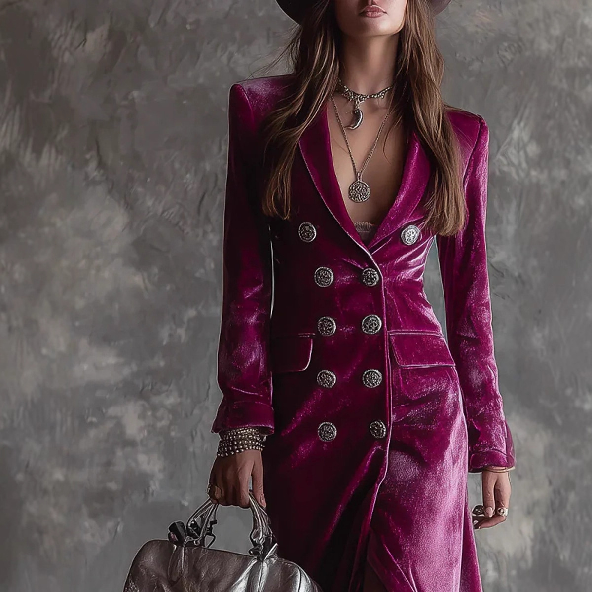Vintage Velvet Long Blazer Dre – обзор и цена Velvet Blazer Vintage