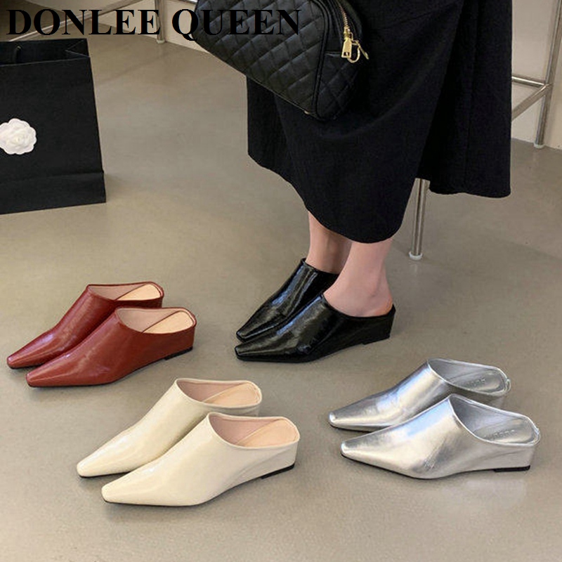 Women Fashion Close Toe Mule S – обзор и цена Vintage Fashion Female