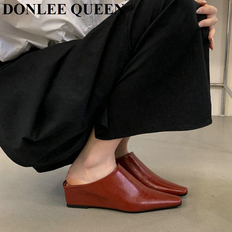 Women Fashion Close Toe Mule S – обзор и цена Vintage Fashion Female