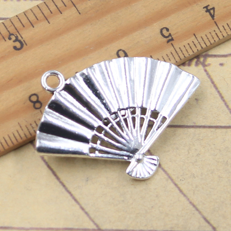 5pcs Charms Flower Fan 25x36mm – обзор и цена Vintage Fashion Finds