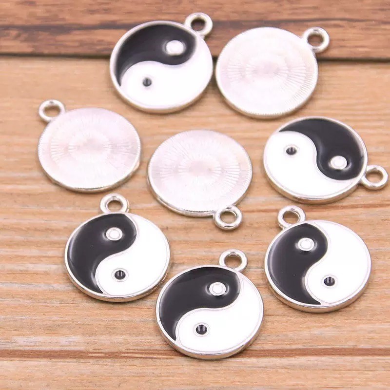 10/20pcs Alloy Tai Chi Charms  – обзор и цена Vintage Fashion Tumblr