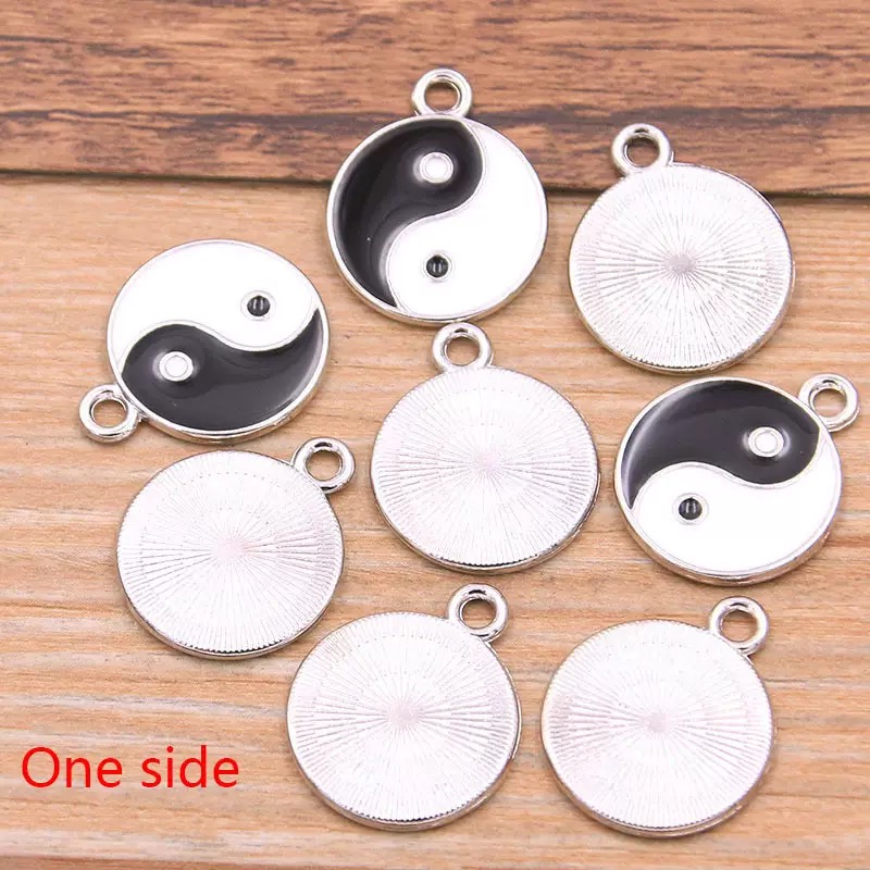 10/20pcs Alloy Tai Chi Charms  – обзор и цена Vintage Fashion Tumblr