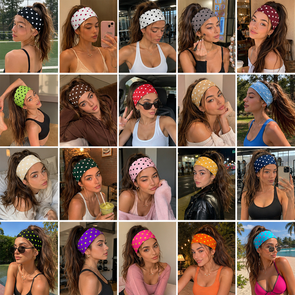 Retro Polka Dot Headbands For  – обзор и цена Vintage Fashion Bloggers