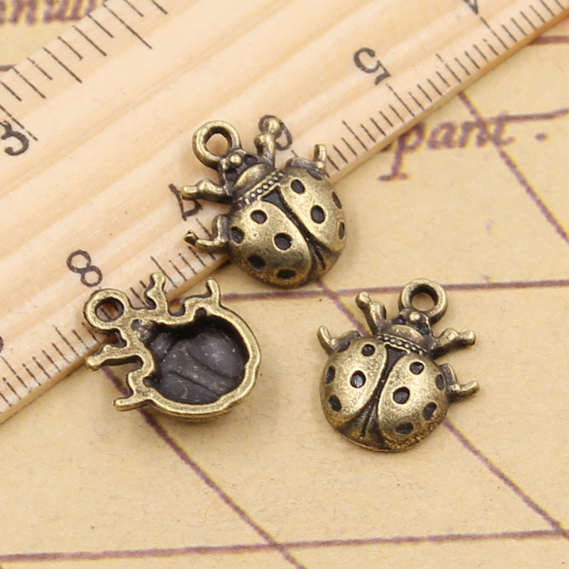 20pcs Charms Ladybug Bug 16x14 – обзор и цена Vintage Fashion Bug