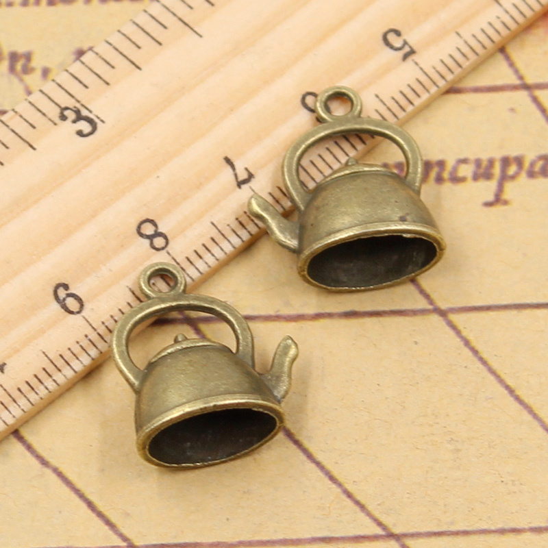 15pcs Charms Teapot Kettle 20x – обзор и цена Vintage Fashion Finds
