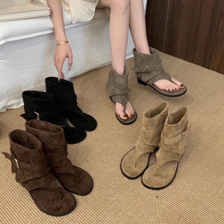 Women Peep Toe Boots Summer Ne – обзор и цена Vintage Fashion Luxury